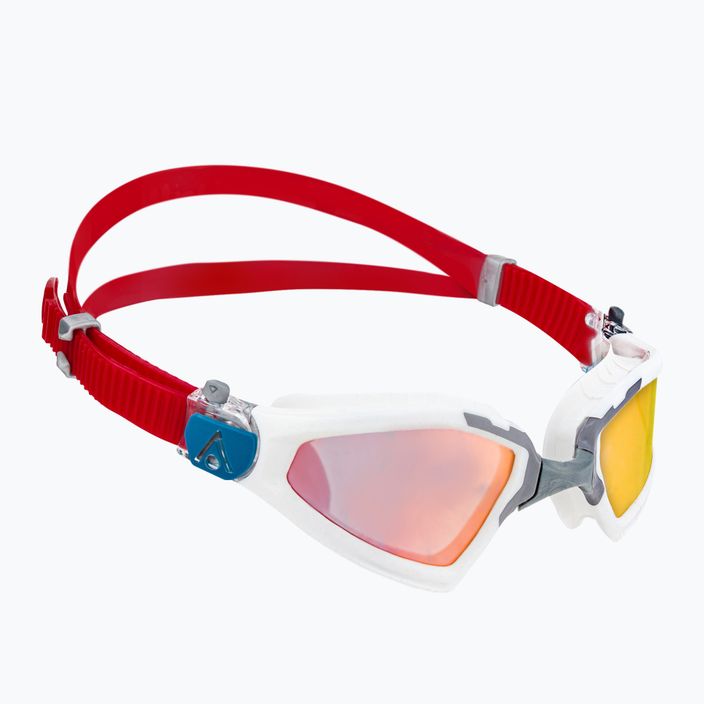 Okulary do pływania Aquasphere Kayenne Pro white/grey/mirror red