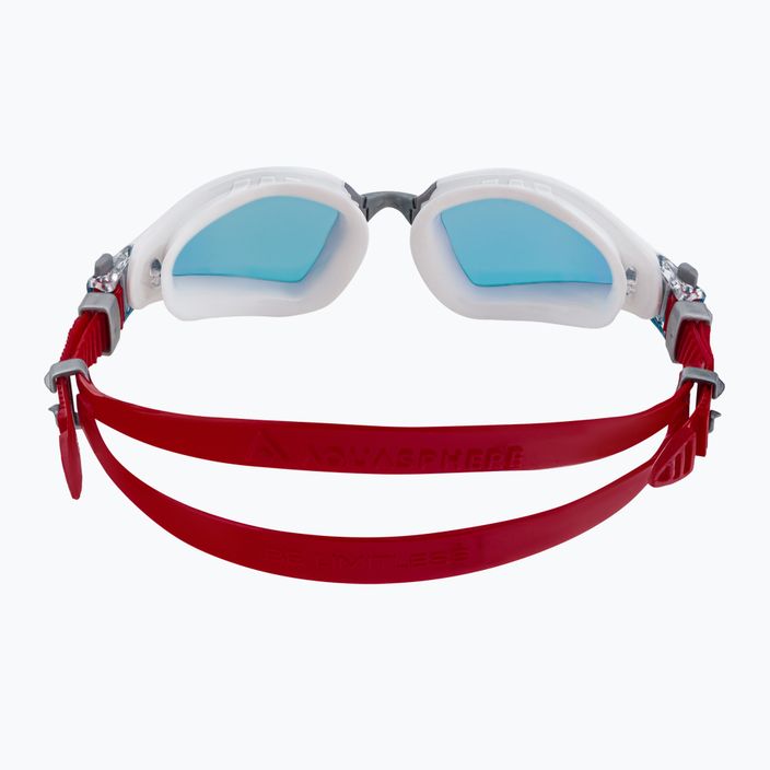 Okulary do pływania Aquasphere Kayenne Pro white/grey/mirror red 5