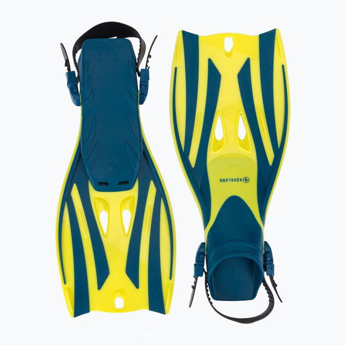 Płetwy do snorkelingu Aqualung Fizz yellow/pert 2