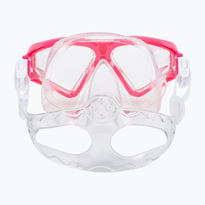 Zestaw do snorkelingu Aqualung Saturn Combo transparent/pink 5