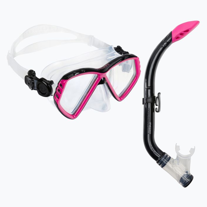 Zestaw do snorkelingu dziecięcy Aqualung Cub Combo transparent/pink