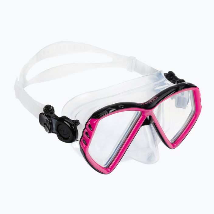Zestaw do snorkelingu dziecięcy Aqualung Cub Combo transparent/pink 2