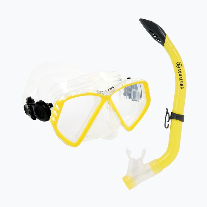 Zestaw do snorkelingu dziecięcy Aqualung Cub Combo transparent/yellow 10