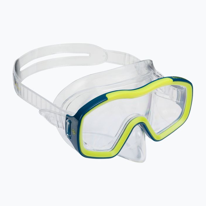 Zestaw do snorkelingu dziecięcy Aqualung Raccon Combo transparent/blue/yellow 2