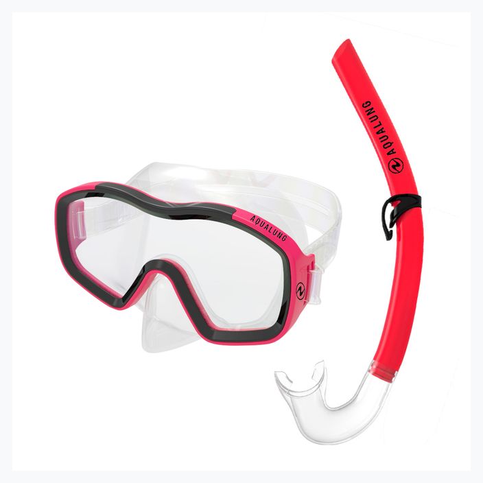 Zestaw do snorkelingu dziecięcy Aqualung Raccon Combo transparent/red/black 10
