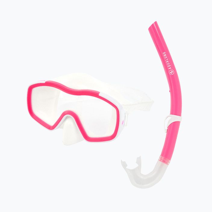 Zestaw do snorkelingu dziecięcy Aqualung Raccon Combo white/pink 10