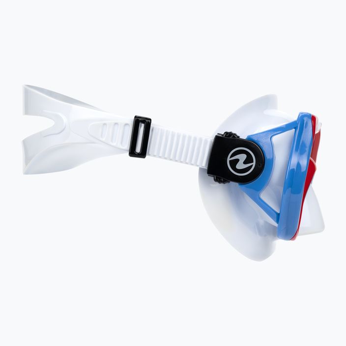Zestaw do snorkelingu dziecięcy Aqualung Hero Set white/blue 4