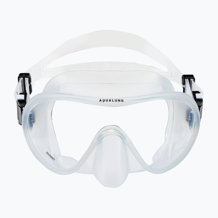 Zestaw do snorkelingu Aqualung Nabul Combo transparent/white 2