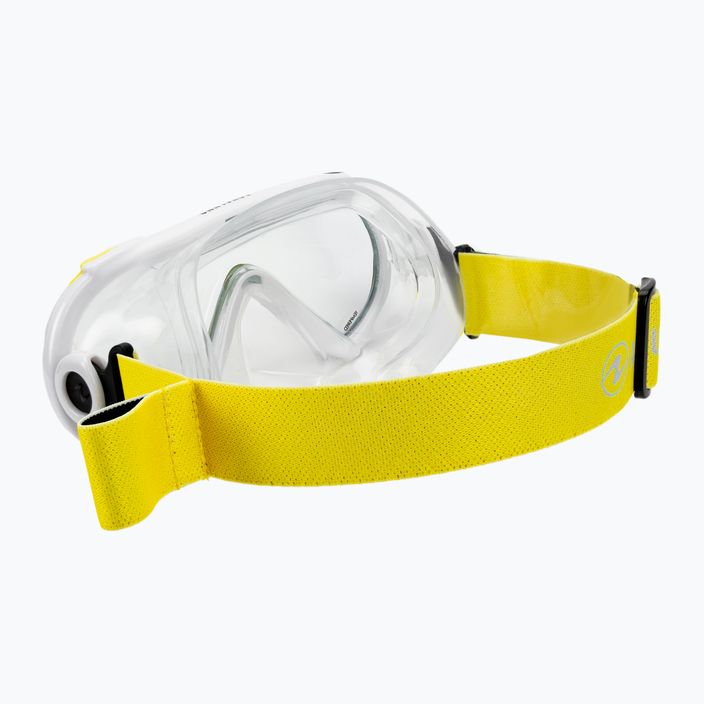 Zestaw do snorkelingu Aqualung Compass Set black/yellow 4