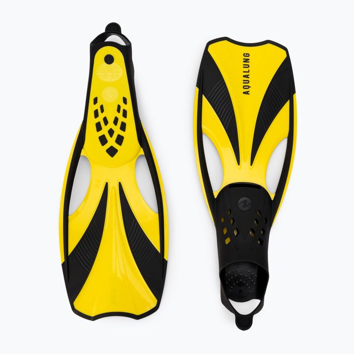 Zestaw do snorkelingu Aqualung Compass Set black/yellow 7