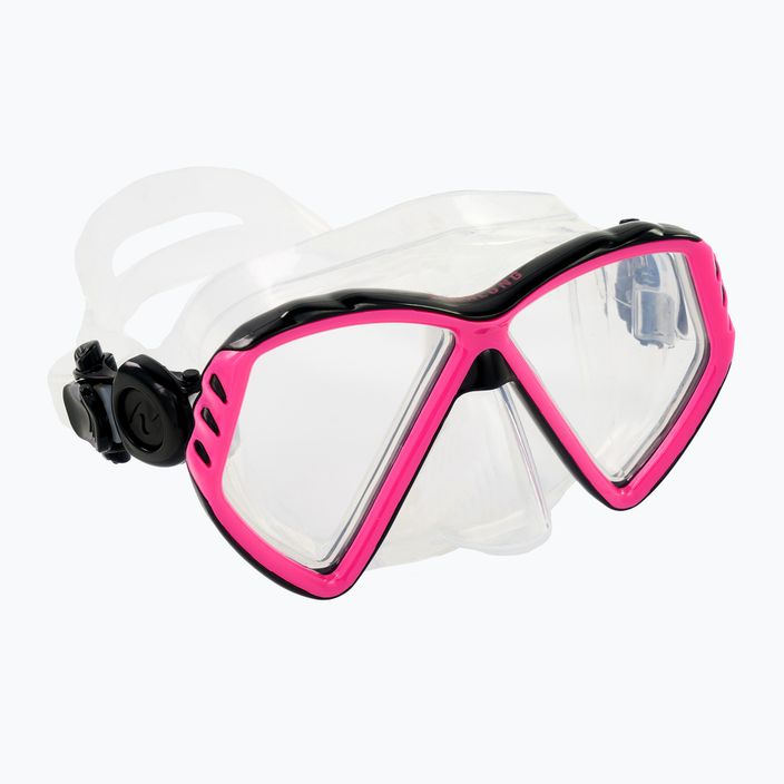 Maska do snorkelingu dziecięca Aqualung Cub transparent/pink 6