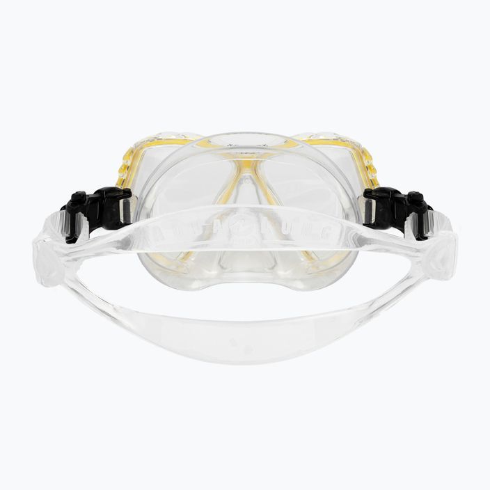 Maska do snorkelingu dziecięca Aqualung Cub transparent/yellow 5
