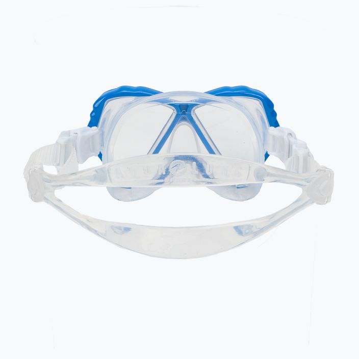 Maska do snorkelingu juniorska Aqualung Cub transparent/blue 5
