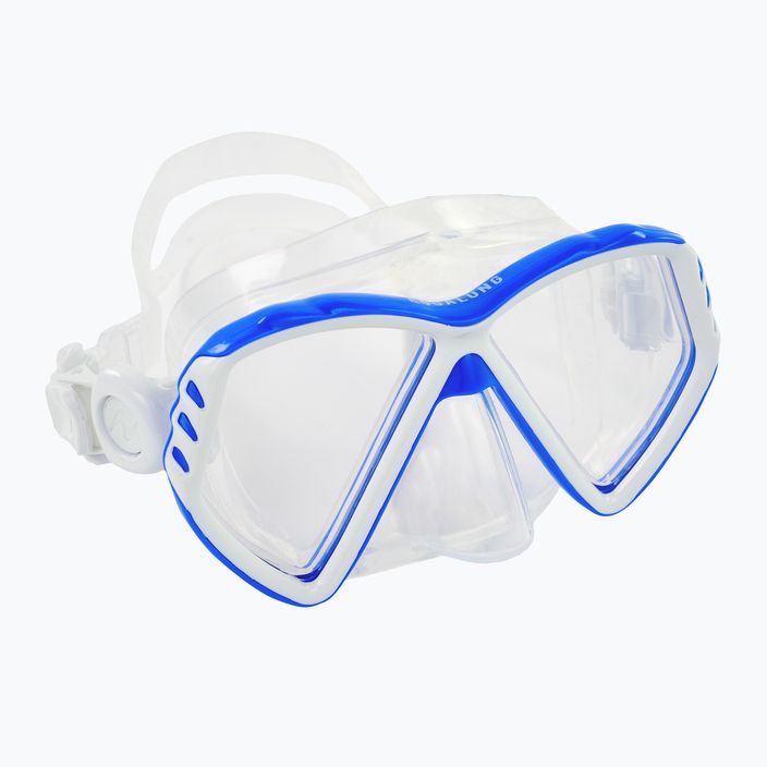 Maska do snorkelingu juniorska Aqualung Cub transparent/blue 6