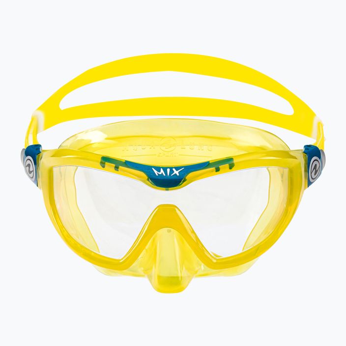 Maska do snorkelingu dziecięca Aqualung Mix yellow/petrol 2