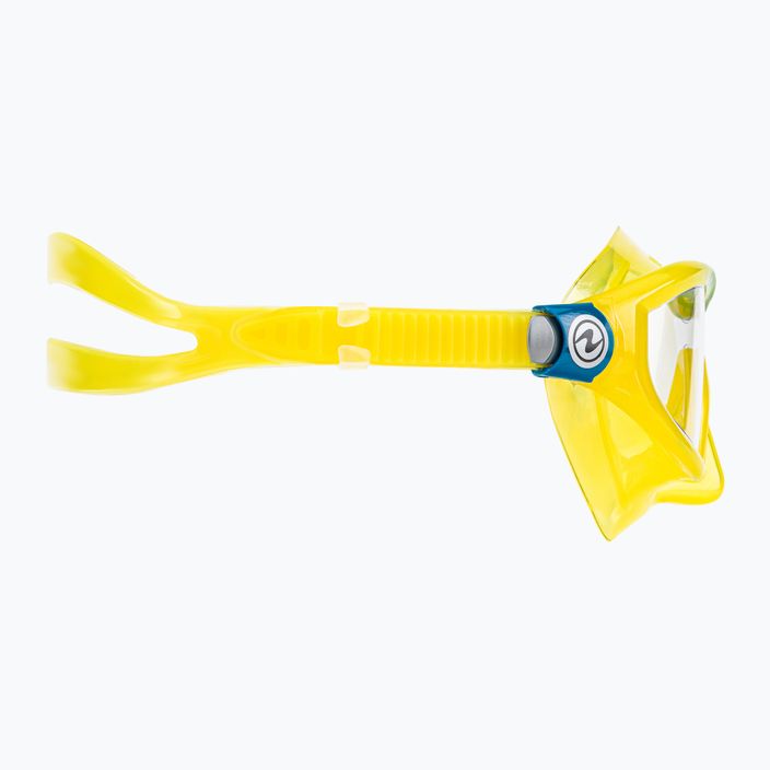 Maska do snorkelingu dziecięca Aqualung Mix yellow/petrol 3