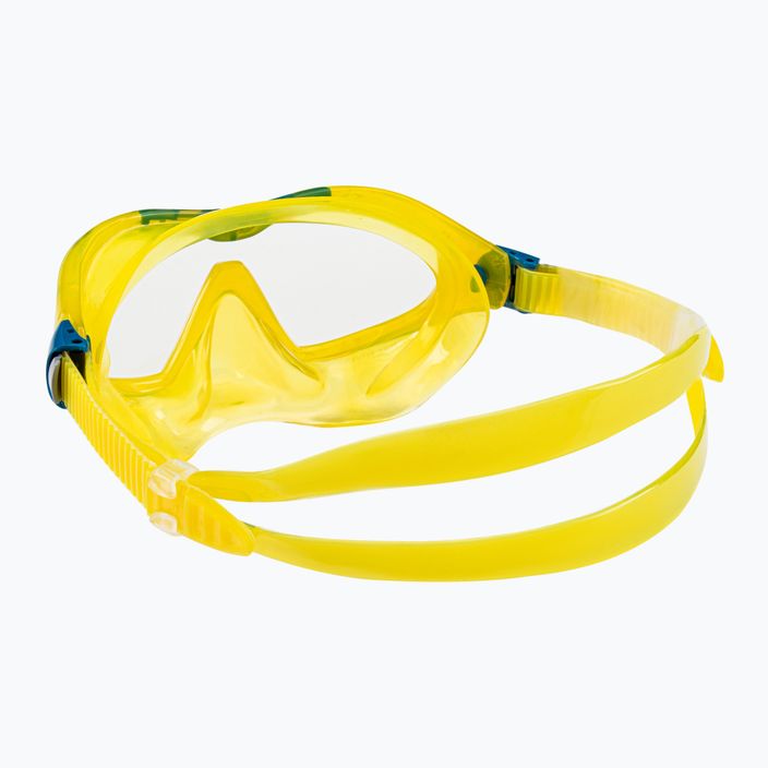 Maska do snorkelingu dziecięca Aqualung Mix yellow/petrol 4