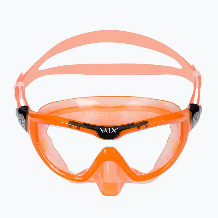 Maska do snorkelingu dziecięca Aqualung Mix orange/black 2