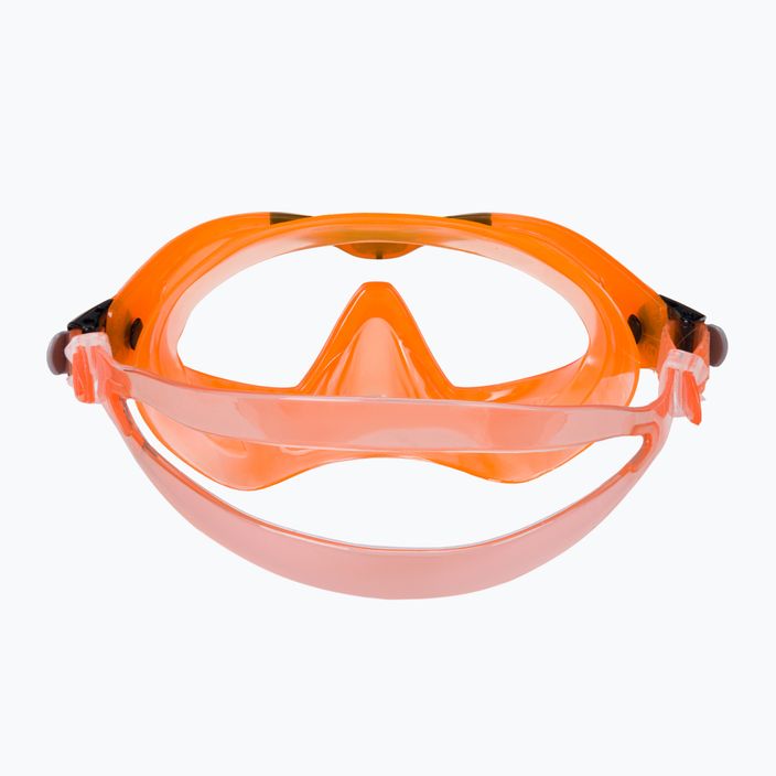 Maska do snorkelingu dziecięca Aqualung Mix orange/black 5