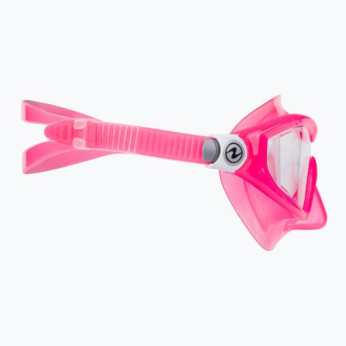 Maska do snorkelingu dziecięca Aqualung Mix pink/white 3