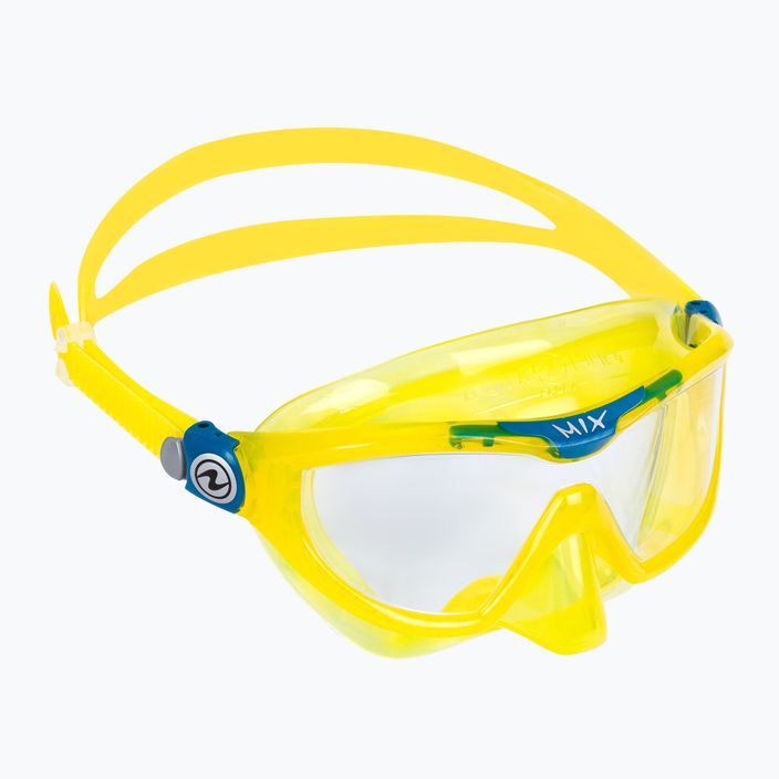 Zestaw do snorkelingu dziecięcy Aqualung Mix Combo yellow/petrol 2