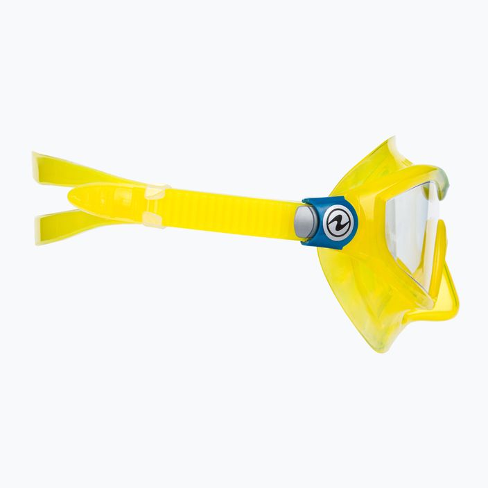 Zestaw do snorkelingu dziecięcy Aqualung Mix Combo yellow/petrol 4