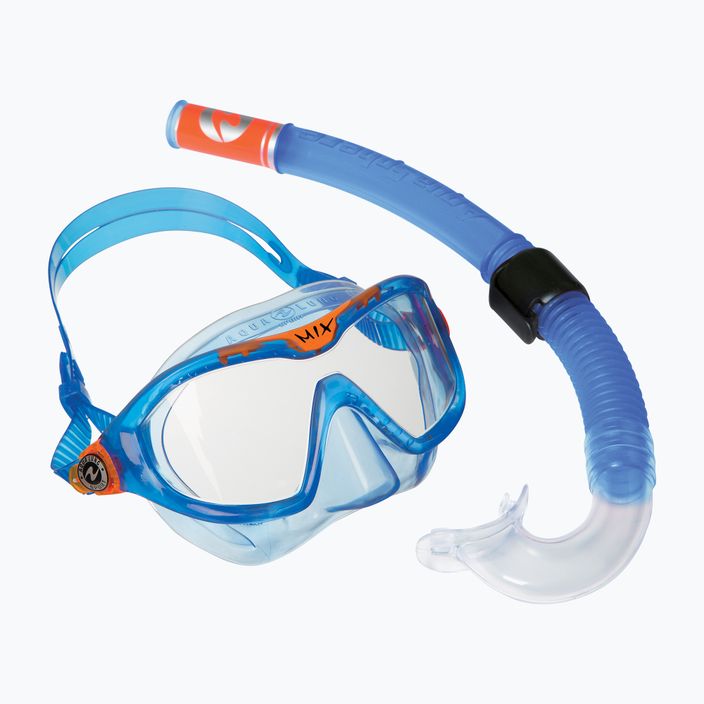 Zestaw do snorkelingu dziecięcy Aqualung Mix Combo blue/orange 10