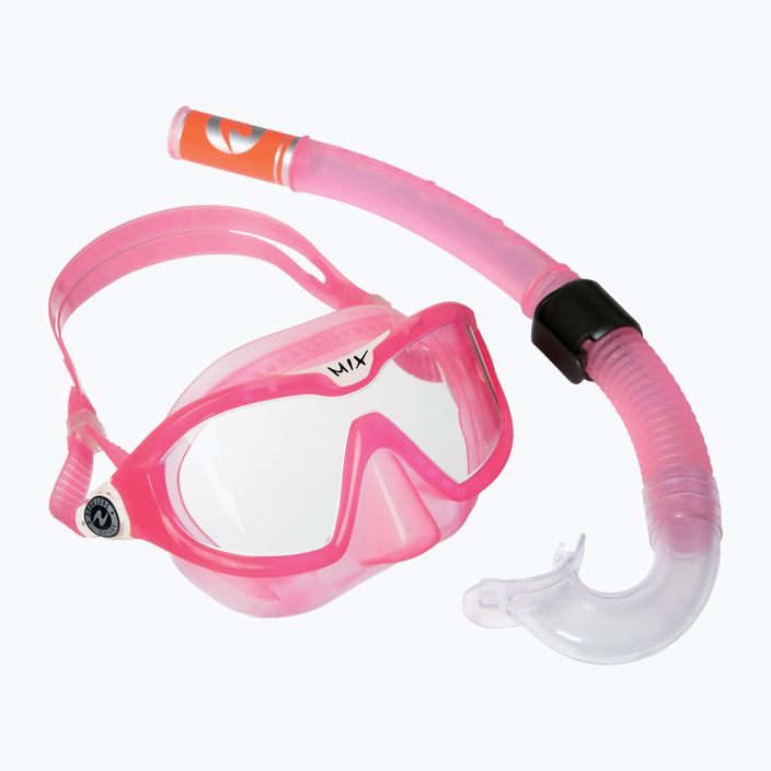 Zestaw do snorkelingu dziecięcy Aqualung Mix Combo pink/white 10