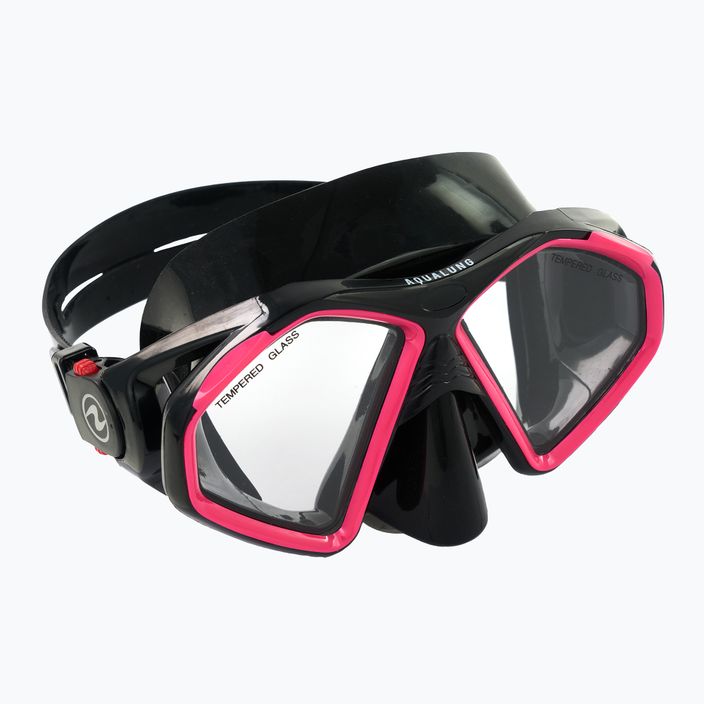 Maska do snorkelingu Aqualung Hawkeye black/pink 6