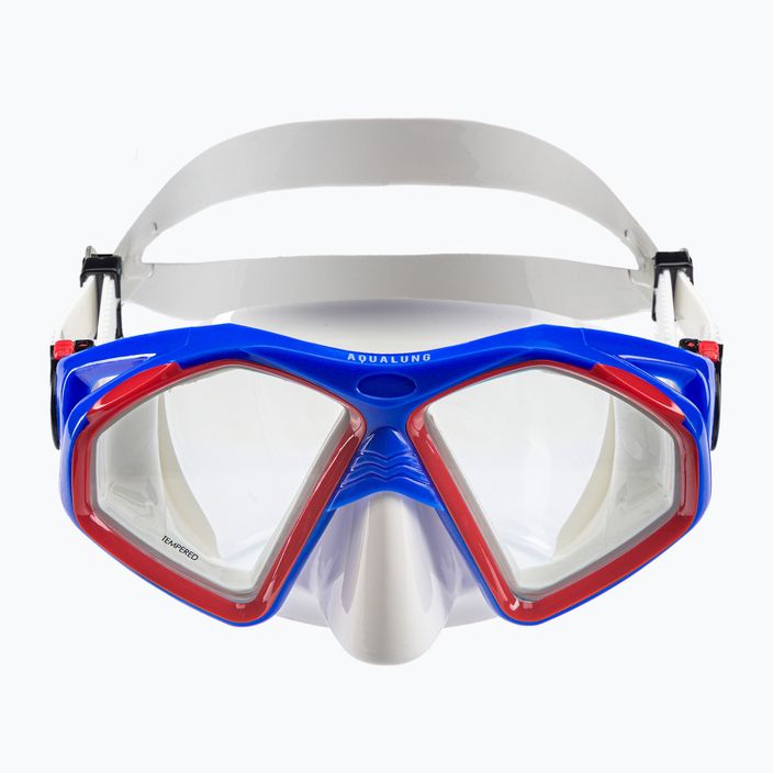 Maska do snorkelingu Aqualung Hawkeye white/blue 2