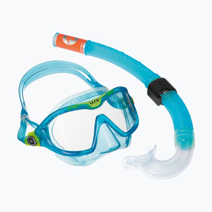 Zestaw do snorkelingu dziecięcy Aqualung Combo Mix.A light blue/bright green 10
