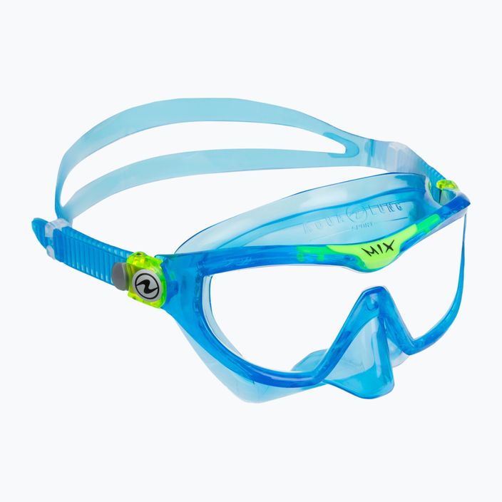 Maska do snorkelingu dziecięca Aqualung Mix light blue/bright green