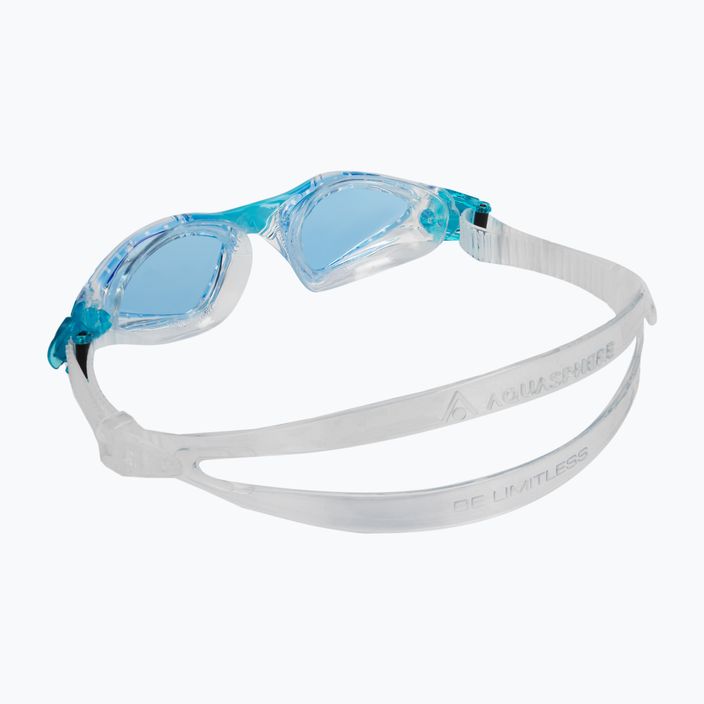 Okulary do pływania dziecięce Aquasphere Kayenne transparent/turquoise EP3190043LB 4