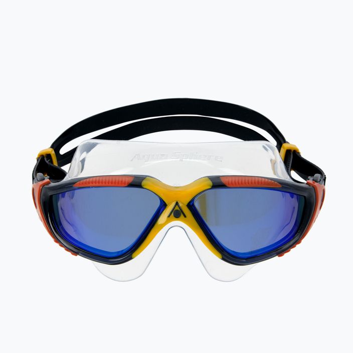 Maska do pływania Aquasphere Vista dark grey/orange 7