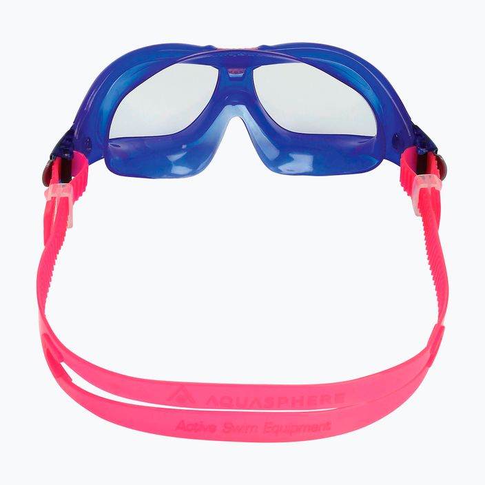 Maska do pływania dziecięca Aquasphere Seal Kid 2 blue/pink/clear 4