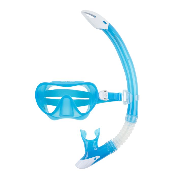 Zestaw do snorkelingu Aqualung Combo Nabul maska + fajka blue/white 2