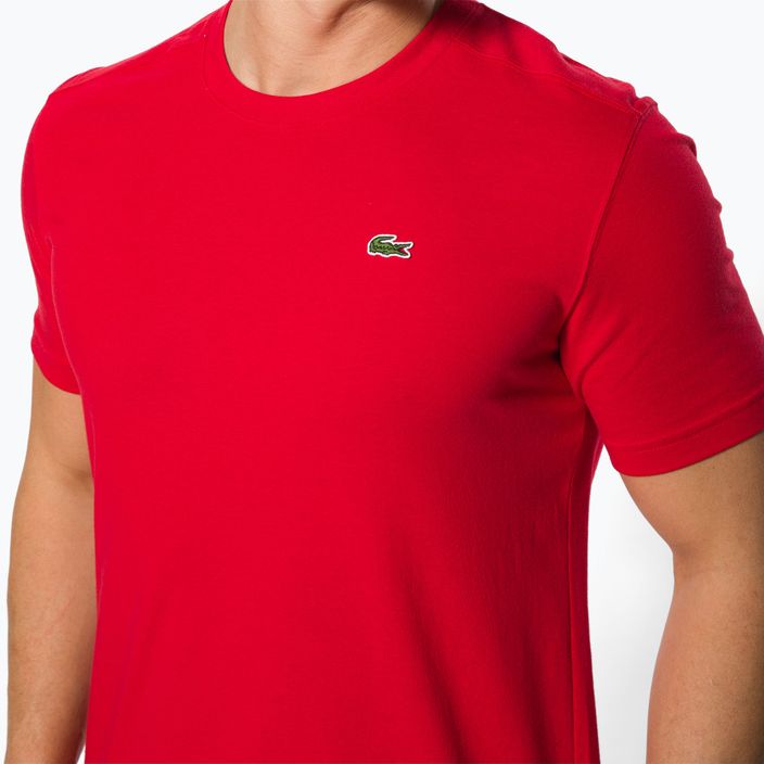 Koszulka męska Lacoste TH7618 infrared 4