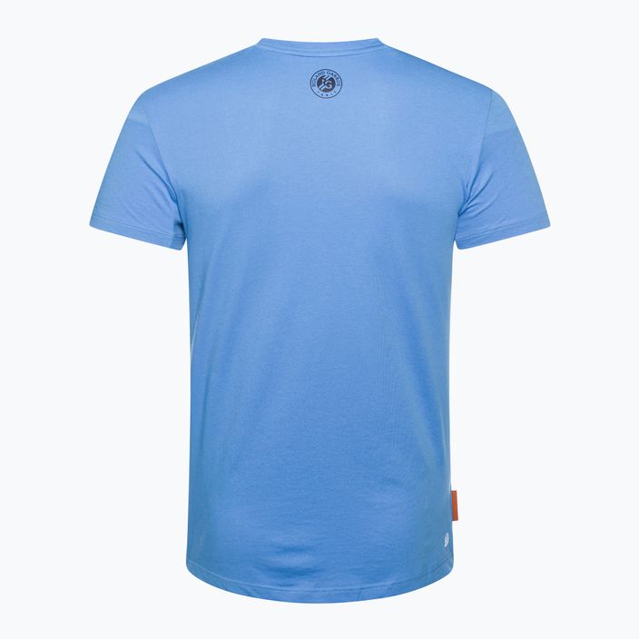 Koszulka męska Lacoste TH0970 ethereal/navy blue 2