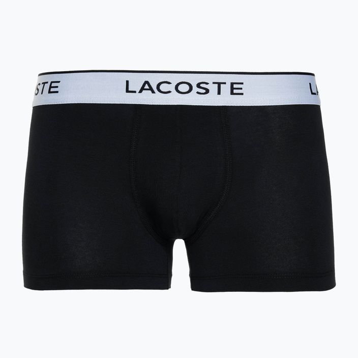 Bokserki męskie Lacoste 5H8385 3 pary black 2