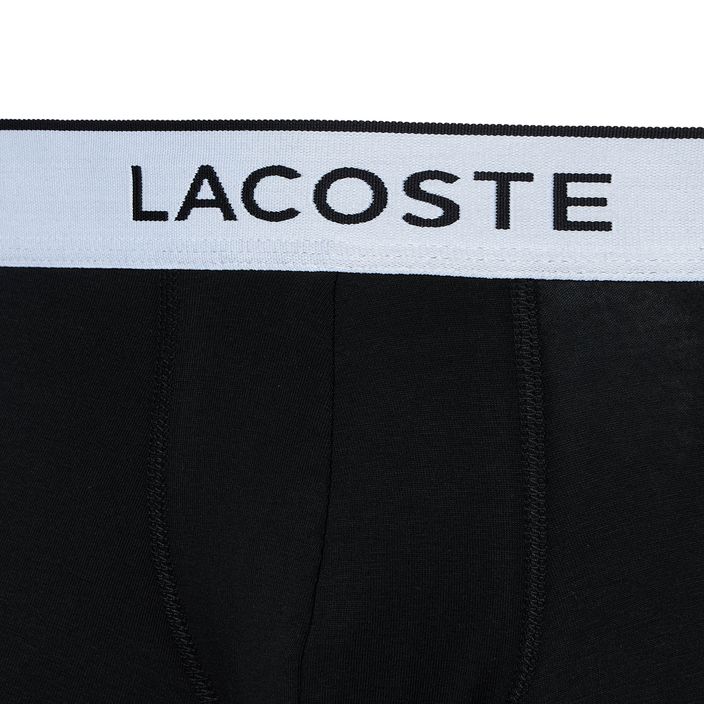 Bokserki męskie Lacoste 5H8385 3 pary black 4