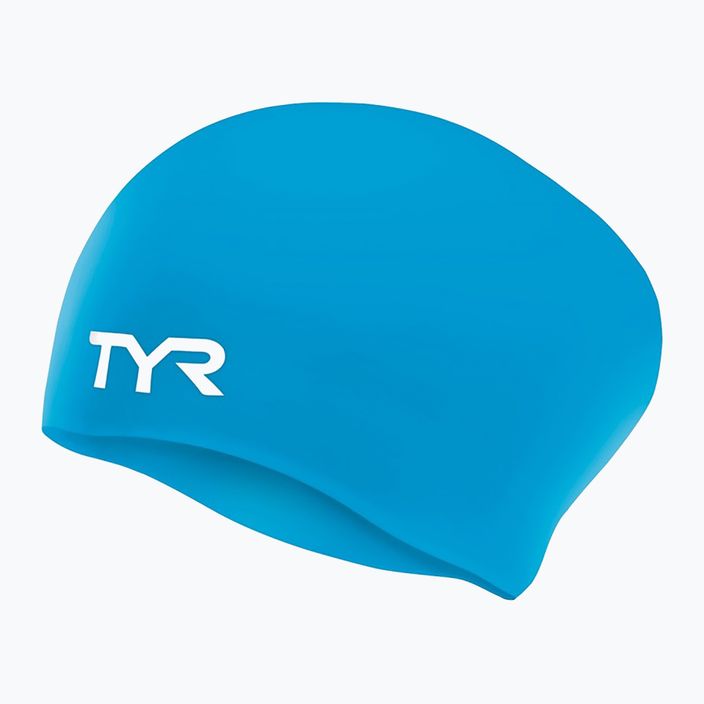 Czepek pływacki TYR Wrinkle Free blue 3