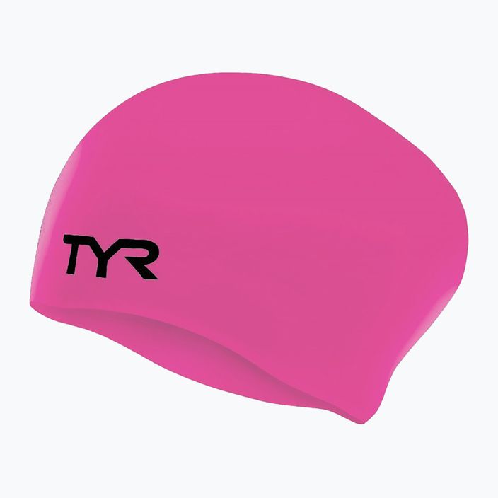 Czepek pływacki TYR Wrinkle Free pink 3