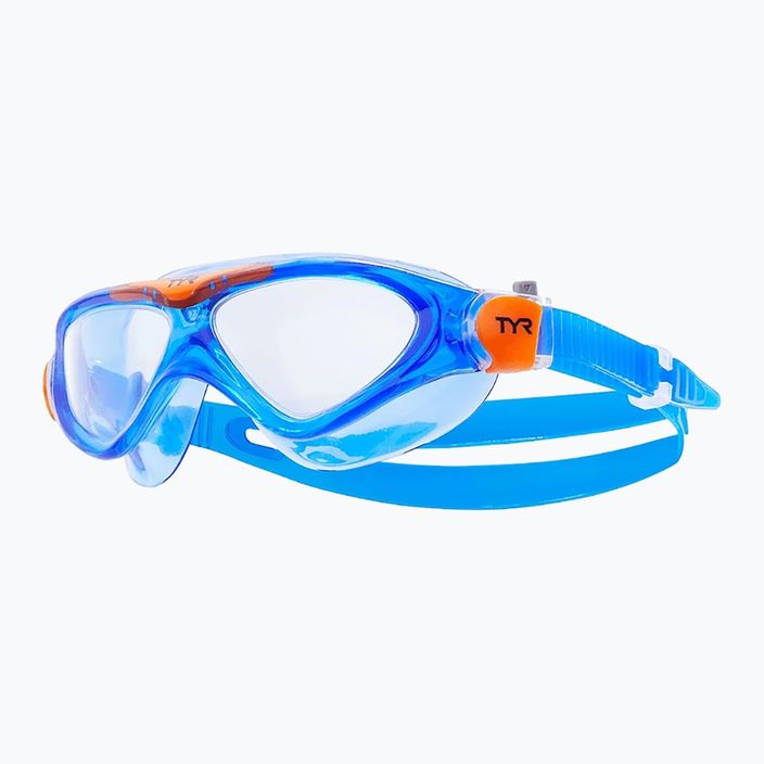 Maska do pływania TYR Rogue clear/blue/orange