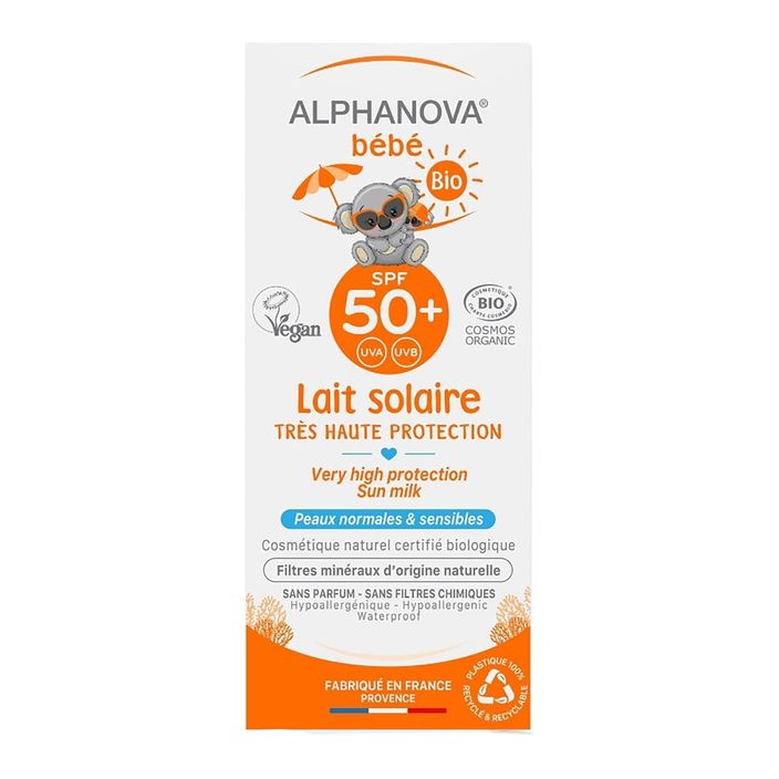 Krem przeciwsłoneczny Alphanova Bebe Sun SPF 50+ 2