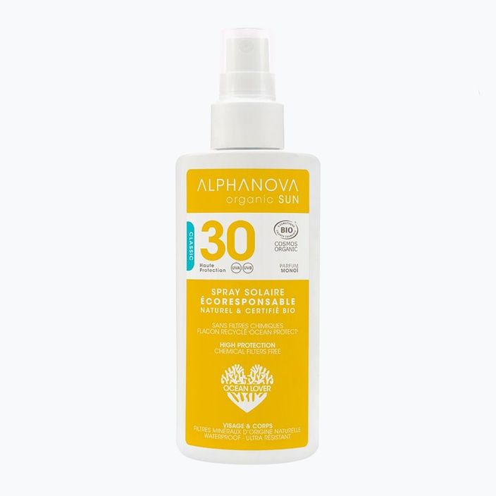 Spray przeciwsłoneczny Alphanova Sun Bio Filtr 30