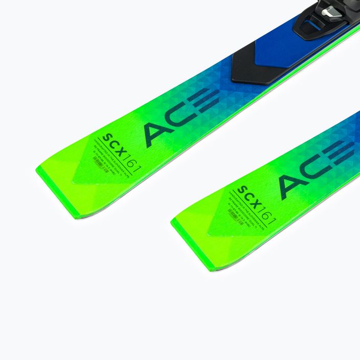 Narty zjazdowe Elan Ace SCX Fusion + wiązania EMX 12 green/blue/black 9