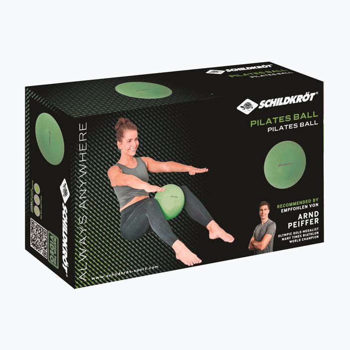 Piłka gimnastyczna Schildkröt Pilatesball zielona 960133-4521 28 cm 2