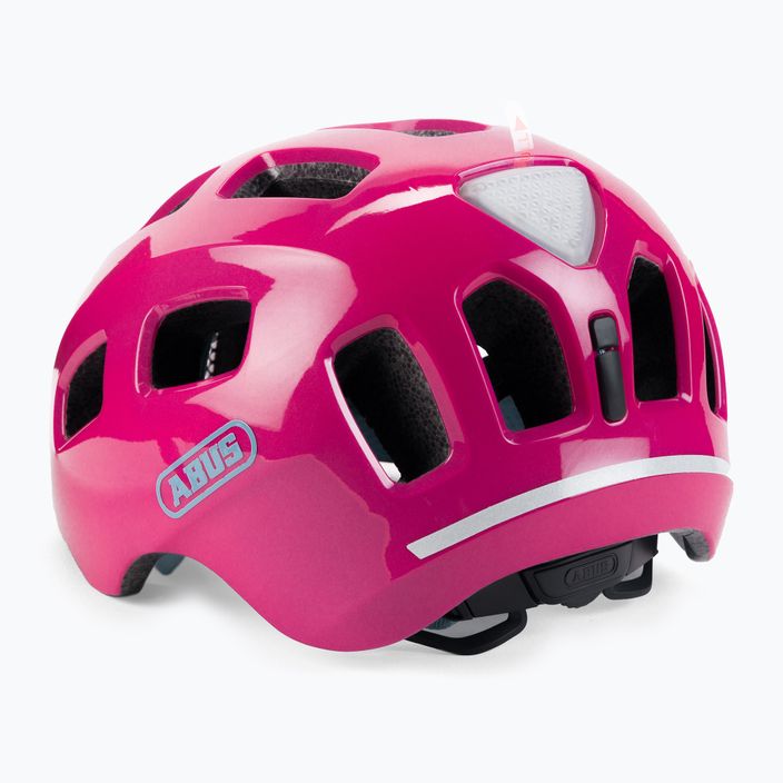 Kask rowerowy dziecięcy ABUS Youn-I 2.0 sparkling pink 4