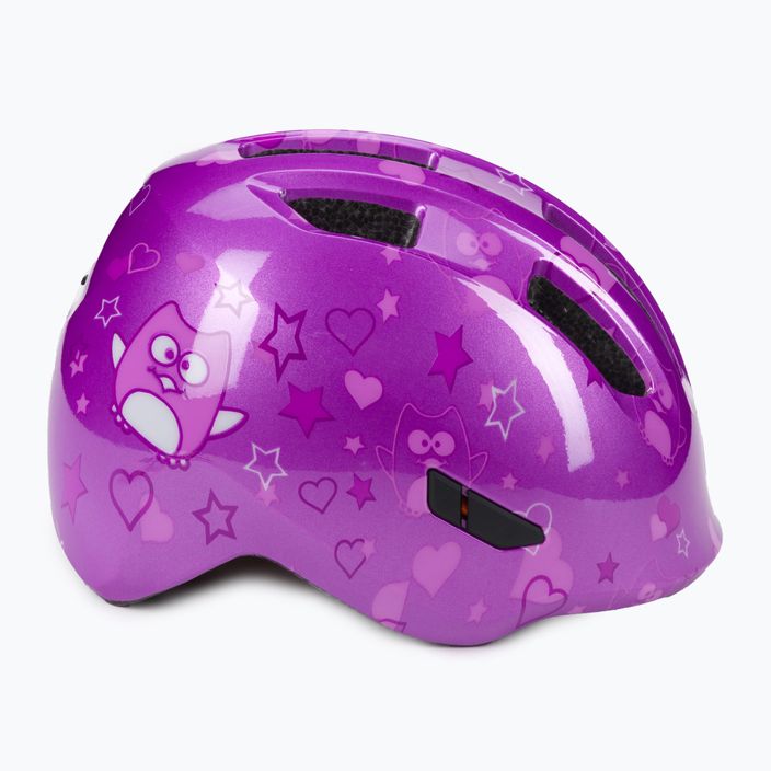 Kask rowerowy dziecięcy ABUS Smiley 3.0 purple star 3