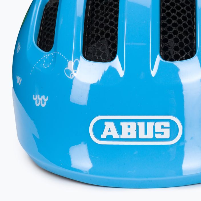 Kask rowerowy dziecięcy ABUS Smiley 3.0 blue croco 7